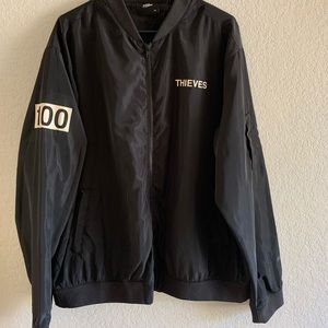 100 Thieves Bomber Jacket (size XL)